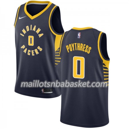 Maillot Homme Indiana Pacers Alex Poythress 0 Nike 2017-18 Navy Swingman